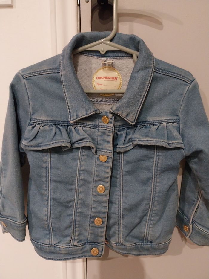 Veste en jean bébé fille