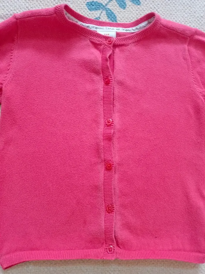 Gilet rose 5 ans tape à l'oeil tao - photo numéro 2