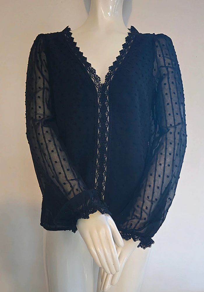 Top noir neuf taille 36 👕