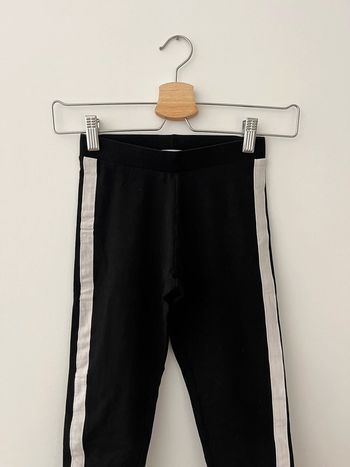 legging à rayure blanche