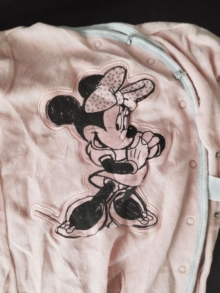 Pyjama fille Minnie + bonnet 6/9mois - photo numéro 3