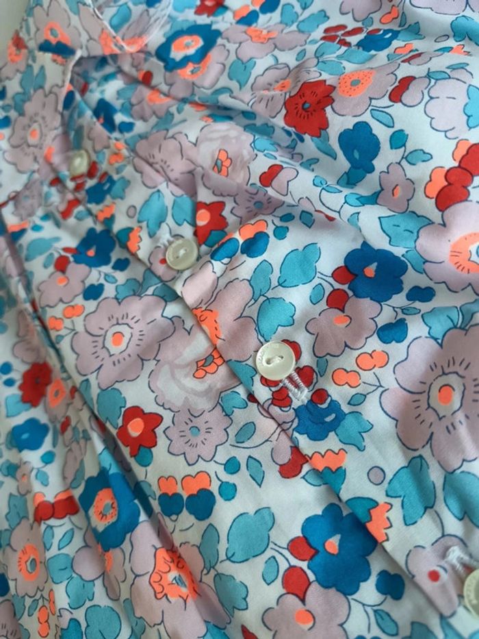 Robe Jacadi fleurie Liberty 1 mois neuve - photo numéro 3