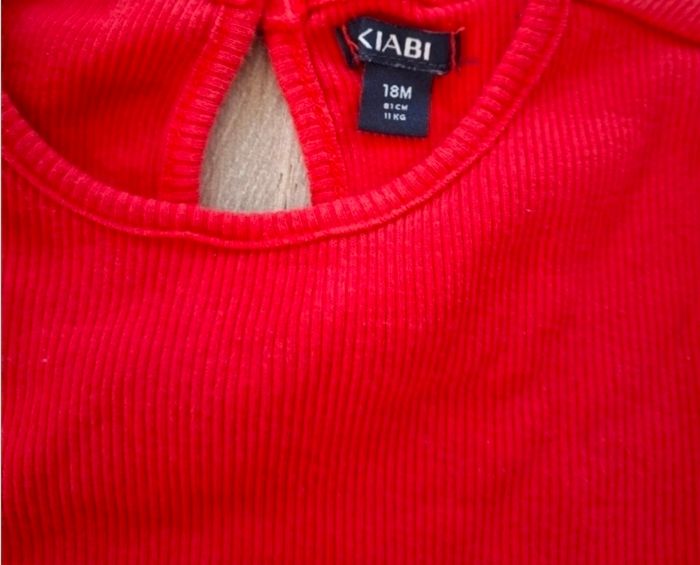 Robe rouge à cœurs - photo numéro 3