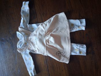 Ensemble pour bébé fille avec robe motifs Tic et Tac de Disney Baby
