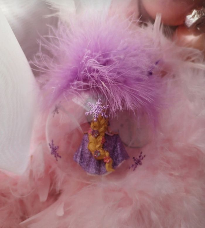 Ornement Raiponce plumes - photo numéro 2