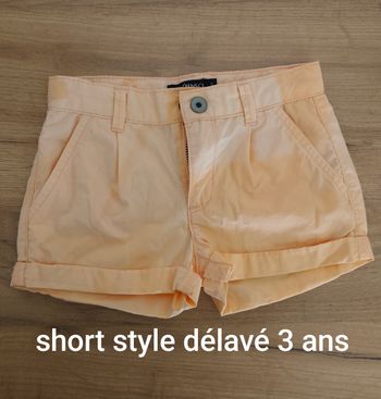 Short style délavé 
