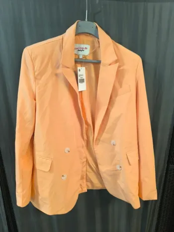 304190 blazer orange femme S jennyfer