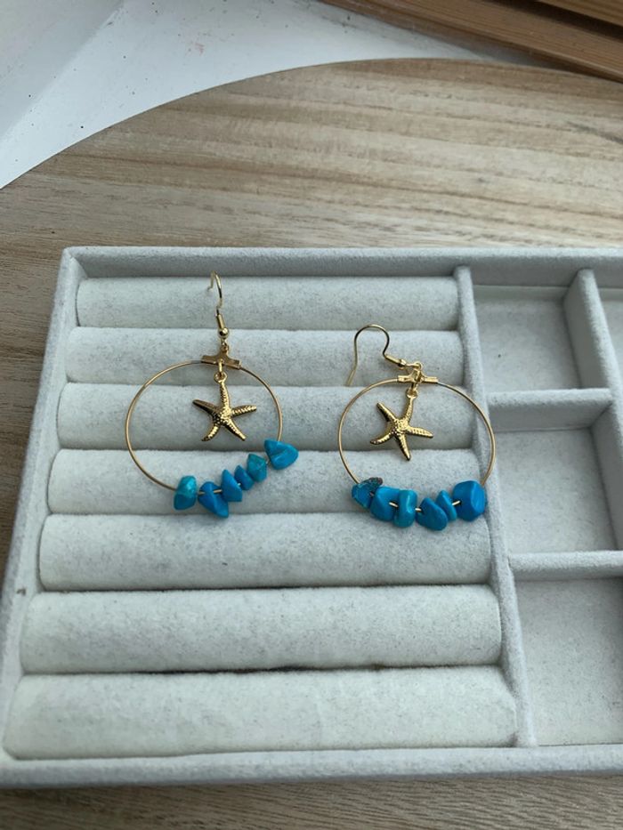 boucles d'oreilles acier inoxydable