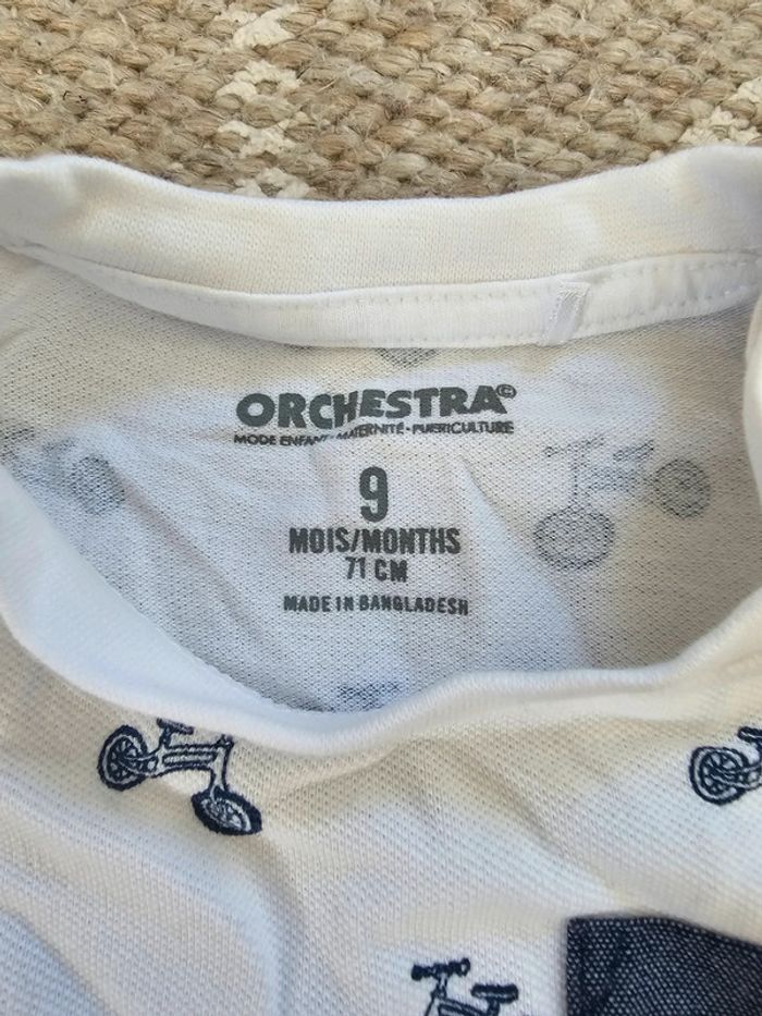 Tee-shirt vélo - Orchestra - 9 mois/71 cm - photo numéro 2