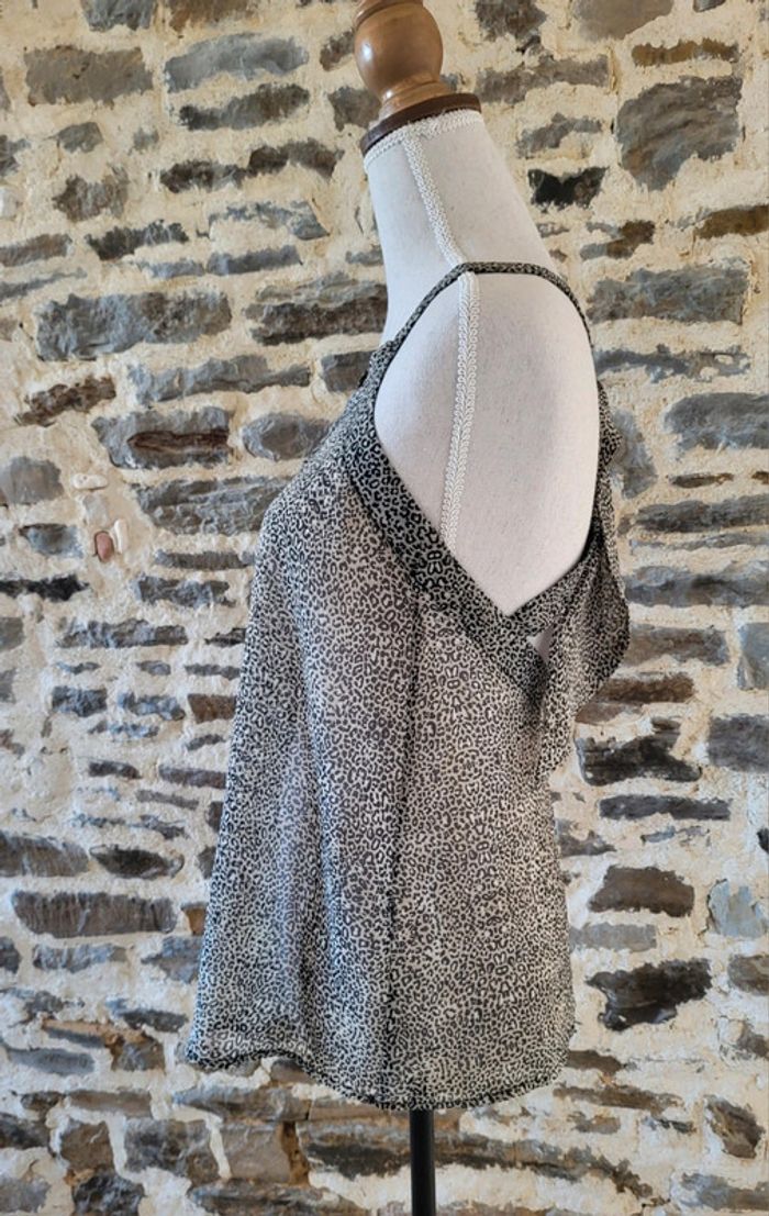 Débardeur à motifs léopard Pull&Bear Taille S ou 34 36 - photo numéro 4