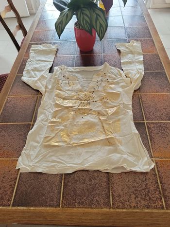 Blouse tunique manches longues