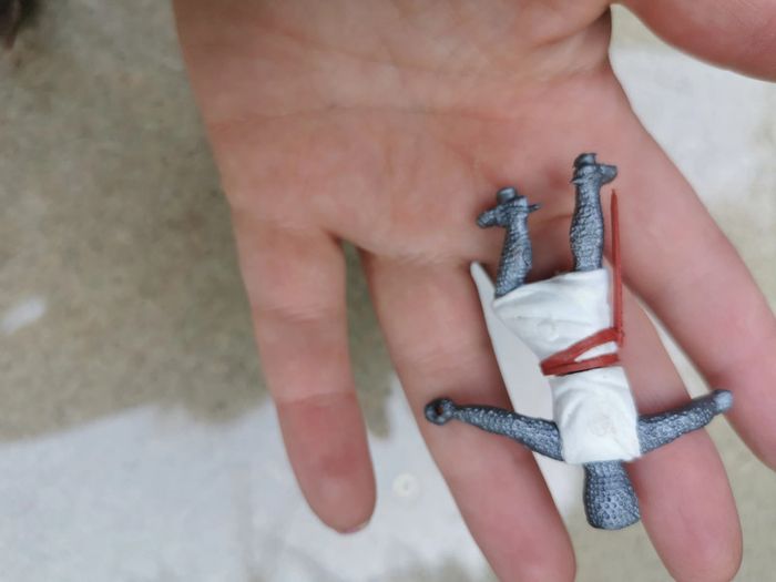 Figurine soldat médiéval, templier, chevalier du Moyen Age - photo numéro 2