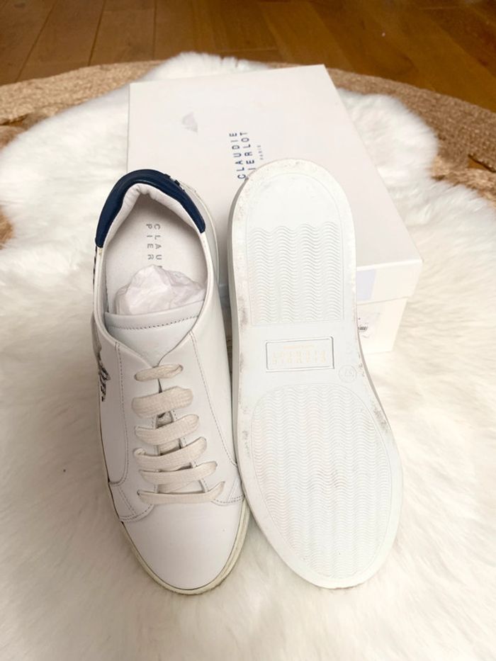 Superbe Basket en Cuir blanche | Claudie Pierlot Paris - photo numéro 5