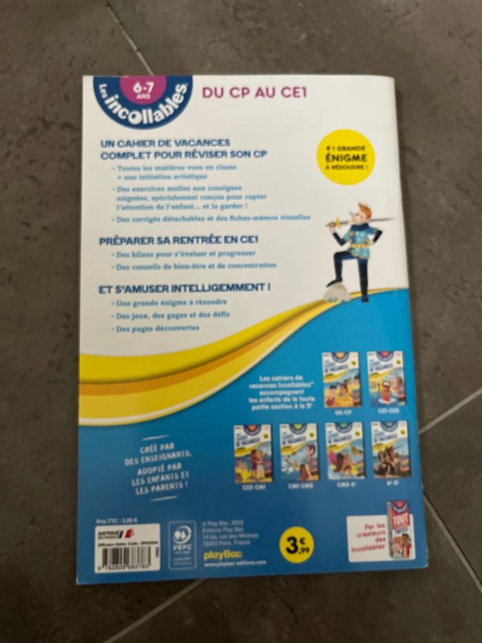 Les incollables Cp - cahier vacances neuf - photo numéro 3