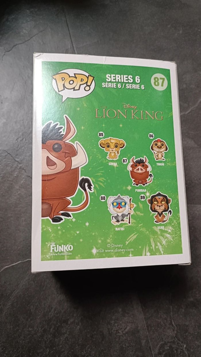 Funko pop Pumbaa 87 - photo numéro 2