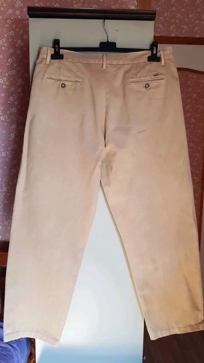 Pantalon  vintage  beige Eden park - photo numéro 2