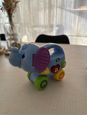 Éléphant pousse-pousse