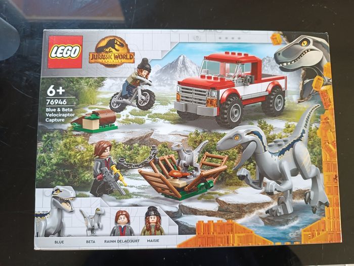 LEGO Jurassic world dominion 76946 la capture des velociraptors