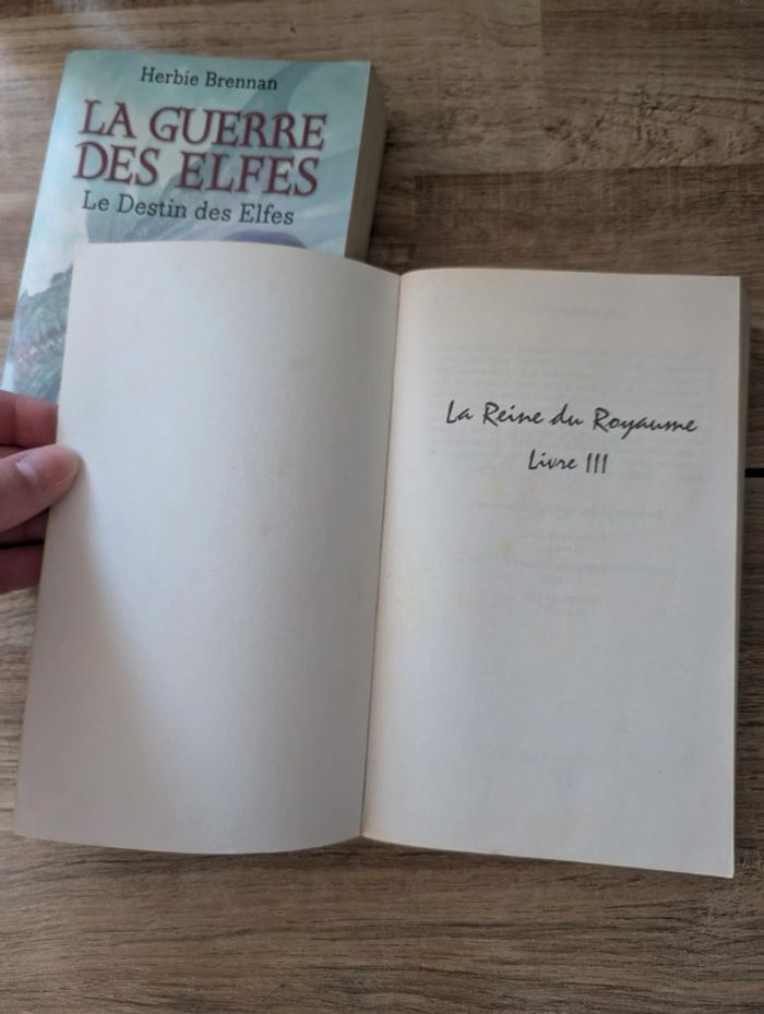 Lot livres La guerre des Elfes - photo numéro 4