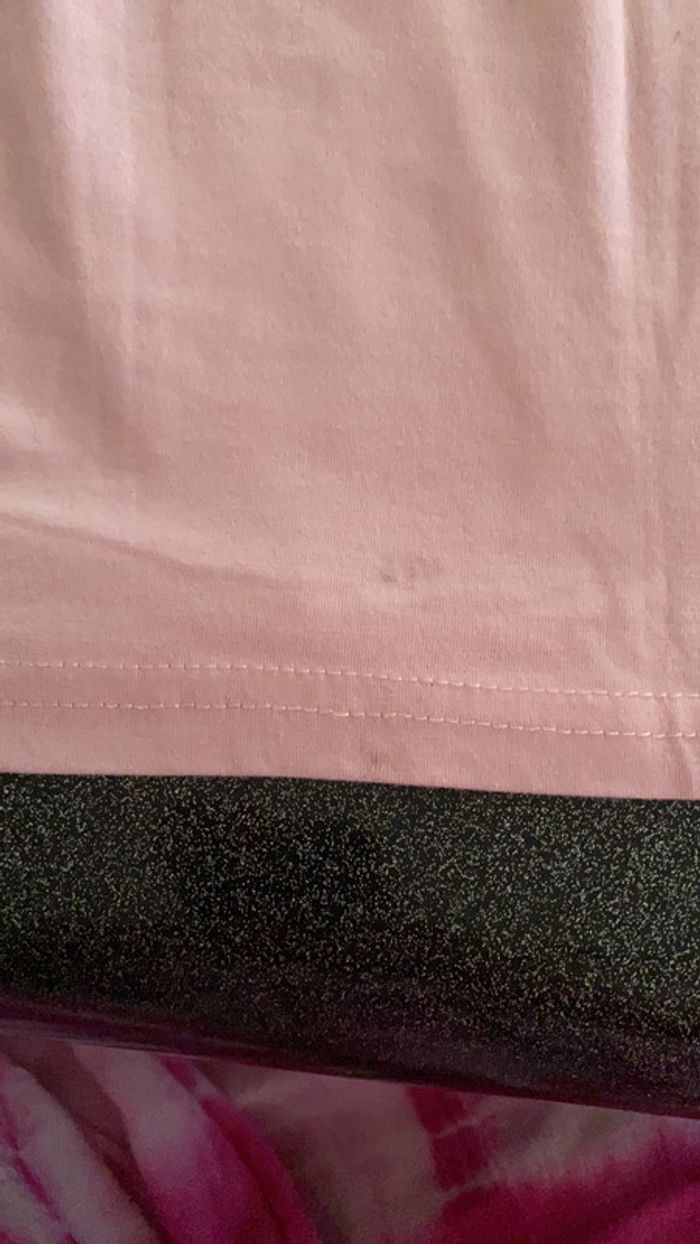 Teeshirt unis rose M - photo numéro 3