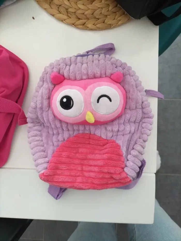 Sac a dos enfant maternelle Hibou