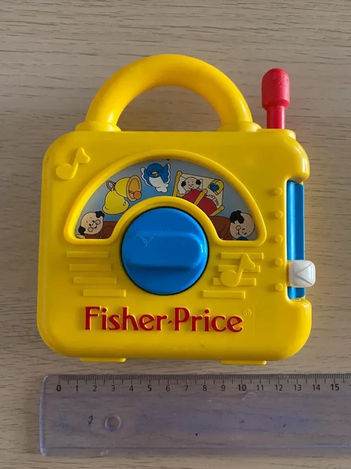 Boîte musique Fisher price 1992 music box frère Jacques jouet musical - photo numéro 5