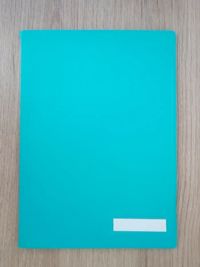 Porte-vue turquoise - A4 / 80 vues