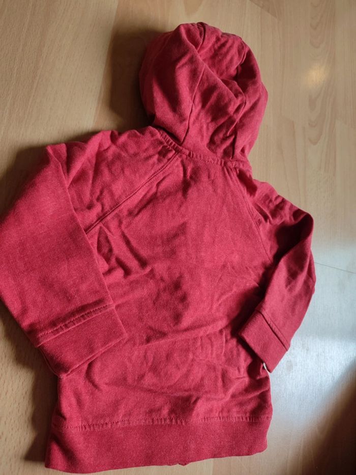 Sweat zippé à capuche Neuf Vertbaudet en 24M - photo numéro 4