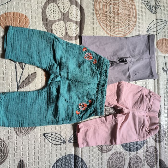 Lot bébé fille pantalons