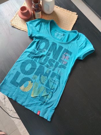 Tee shirt bleu Turquoise