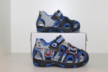 belle sandales noire et bleue 25