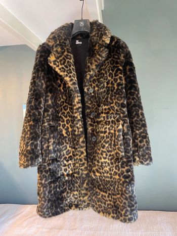 Manteau en fausse fourrure léopard The Kooples
