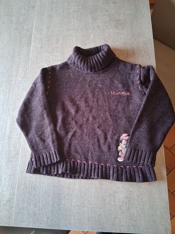 Pull col roule 6ans disney minnie