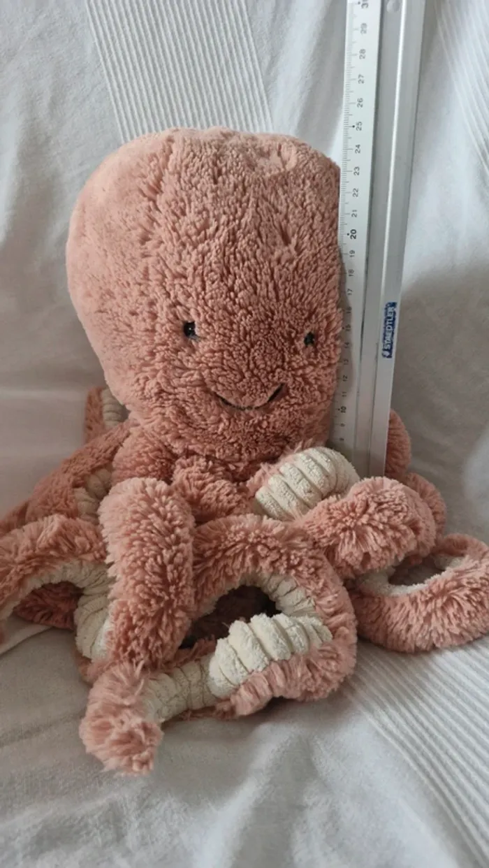 Pieuvre rose jellycat - photo numéro 8