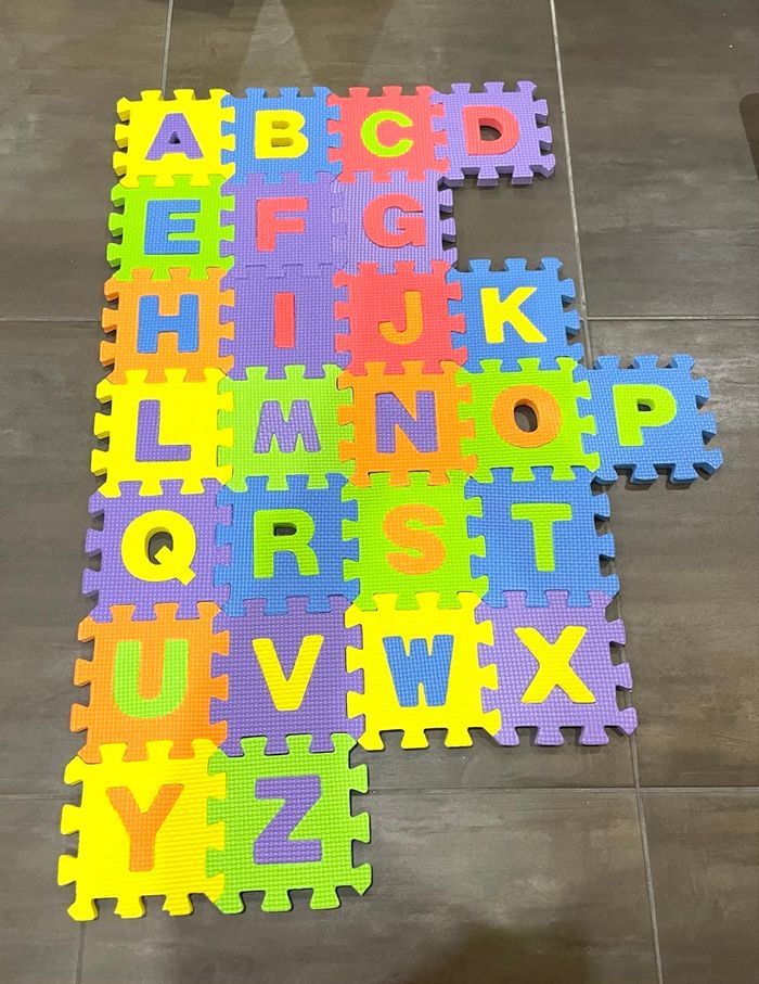 Dalles en mousse, lettres alphabet et chiffres - photo numéro 2