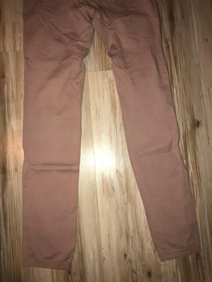 Pantalon promod vieux rose t36 - photo numéro 2