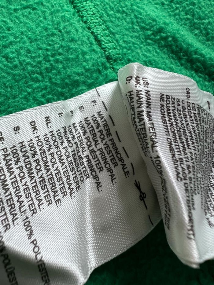Veste polaire Adidas vert fluo – Taille L - photo numéro 16