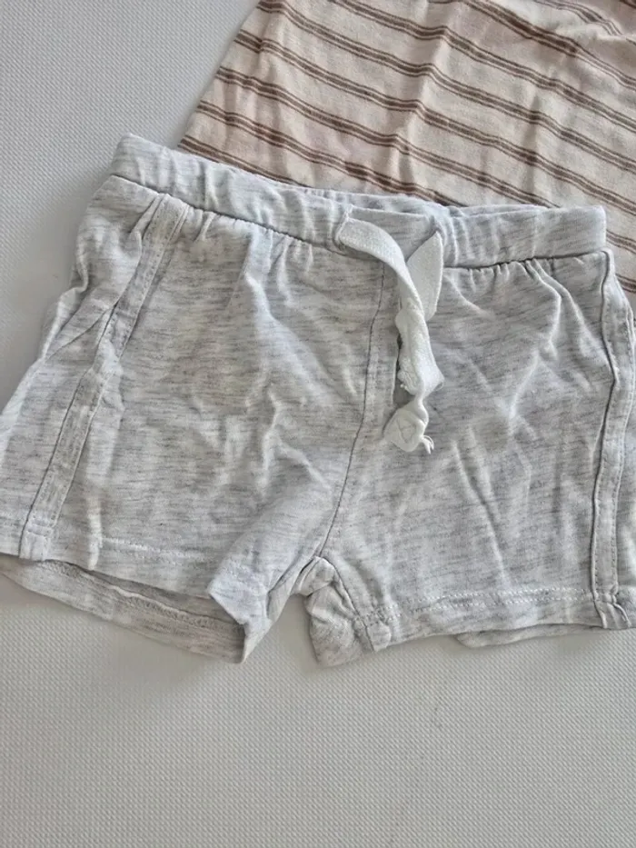 Ensemble short 12 mois - photo numéro 3