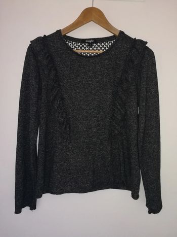 Pull gris chiné T40
