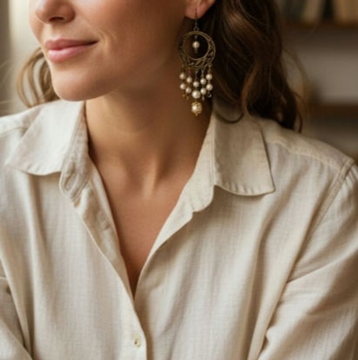 Boucles d'oreilles pendantes