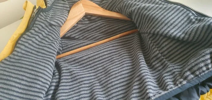 Manteau avec doublure et capuche garçon 12mois 74cm - photo numéro 7