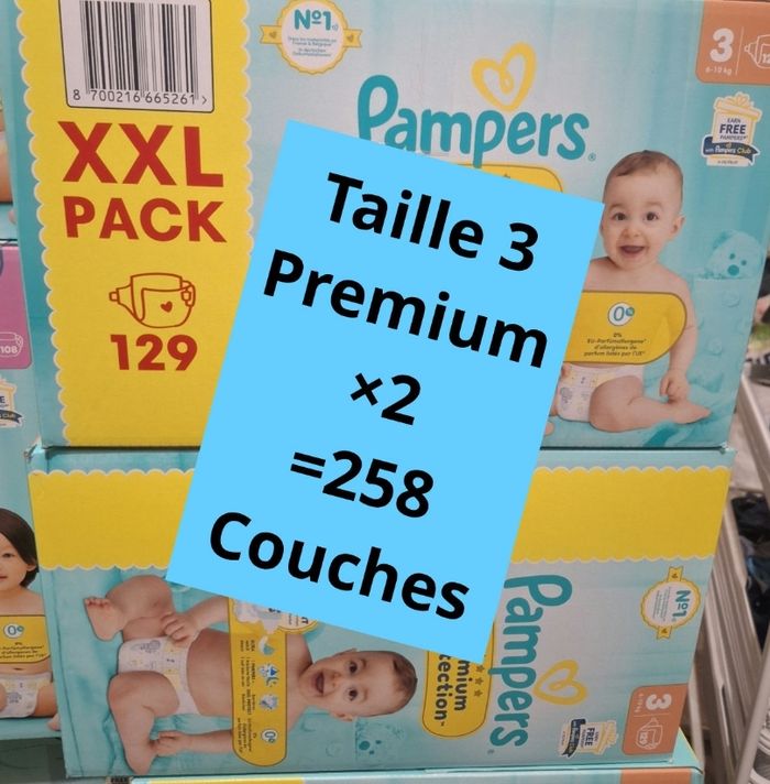 Pampers  taille 3 premium protection
