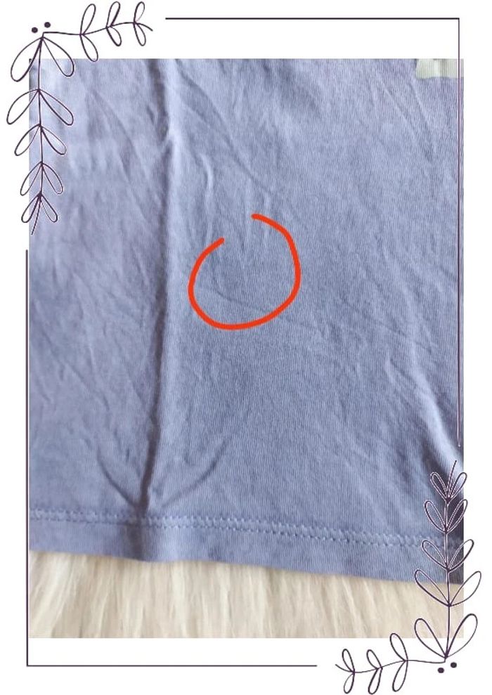 Tee-shirt coton bleu lavande bébé fille 2-3 ans - photo numéro 2