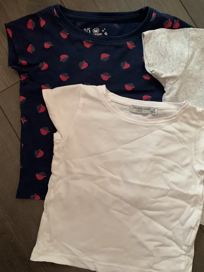 Lot de 3 tee shirt manches courtes 3 ans - photo numéro 2
