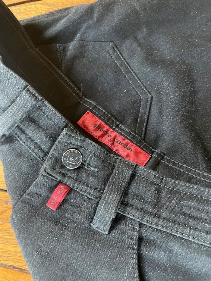 Pantalon noir Straight Vintage Pierre Cardin - photo numéro 3