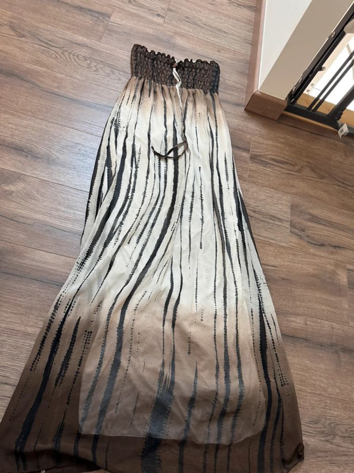 Robe bustier longue 36