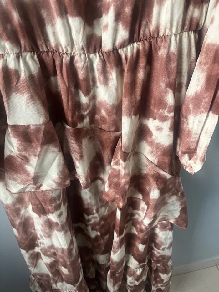 Superbe robe mi saison manche longue shein curve xxxl neuve - photo numéro 4