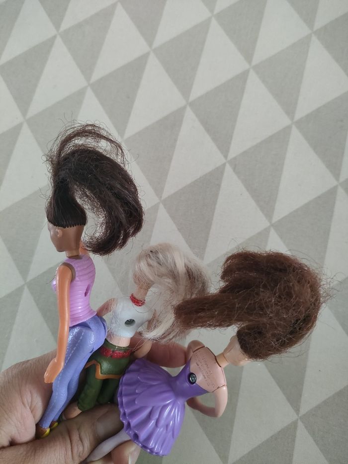 Lot 3 petites poupées - photo numéro 2