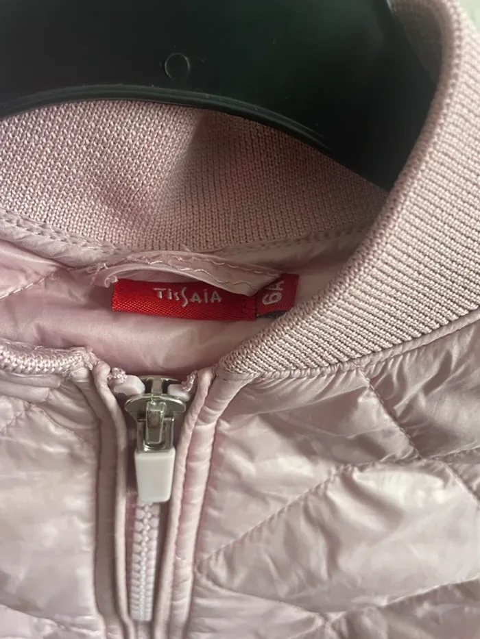 Blouson veste printemps été fille rose tissaia 6ans - photo numéro 4