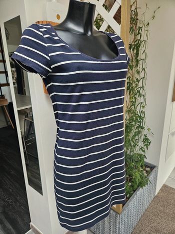 H&M robe lignée marin taille m